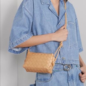 BOTTEGA VENETA Loop Mini shoulder bag Almond